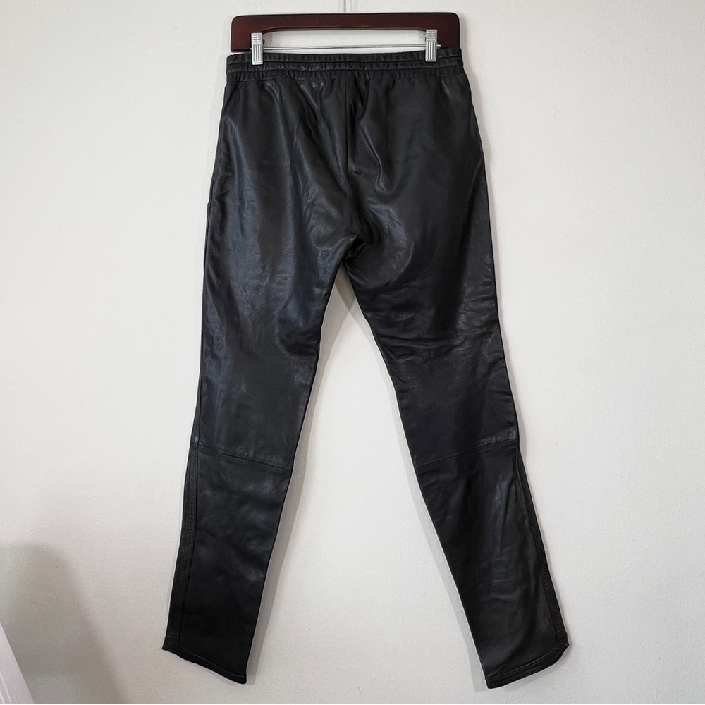BEC & BRIDGE Black 100% Genuine Leather Jogger Pants - Picture 4 of 7